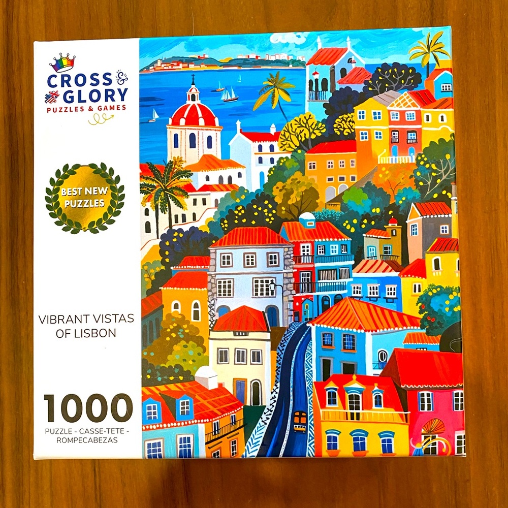 🧩s: 2 for $15, 3 for $18. Vibrant Vistas of Lisbon Puzzle - 1000 Pieces